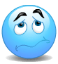 Sad face illustration